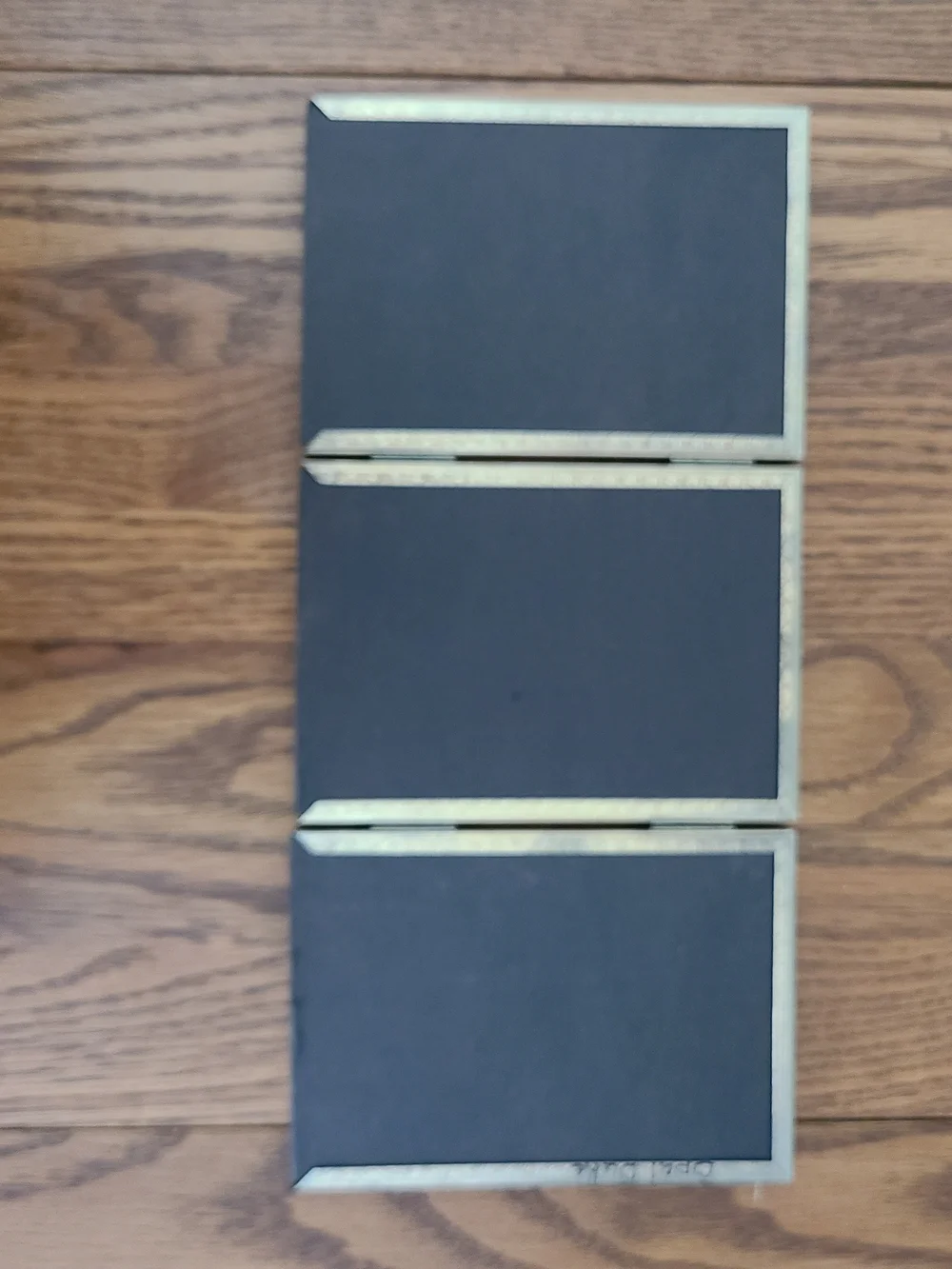 Vintage Metalcraft hinged photo frame set